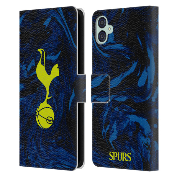 Tottenham Hotspur F.C. 2021/22 Badge Kit Away Leather Book Wallet Case Cover For Samsung Galaxy M04 5G / A04e