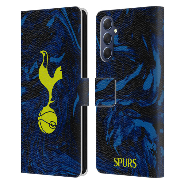 Tottenham Hotspur F.C. 2021/22 Badge Kit Away Leather Book Wallet Case Cover For Samsung Galaxy M54 5G