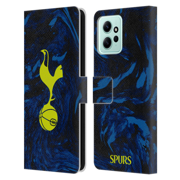 Tottenham Hotspur F.C. 2021/22 Badge Kit Away Leather Book Wallet Case Cover For Xiaomi Redmi 12