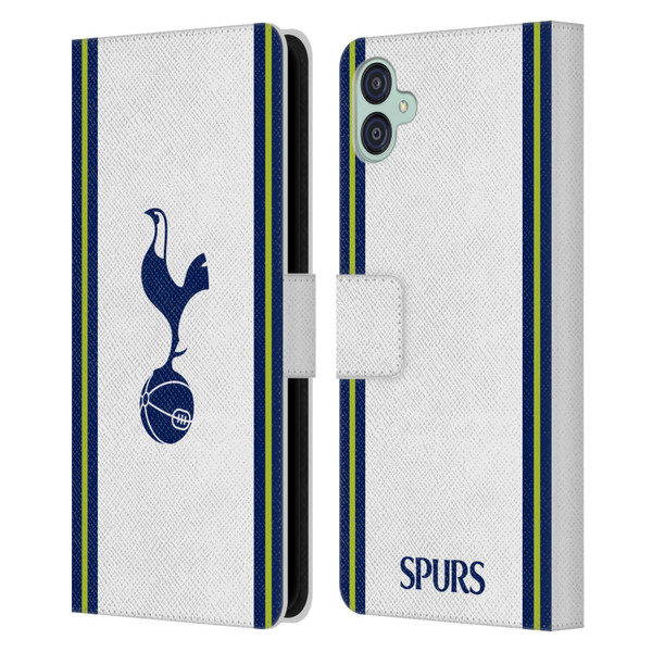 Tottenham Hotspur F.C. 2022/23 Badge Kit Home Leather Book Wallet Case Cover For Samsung Galaxy M04 5G / A04e