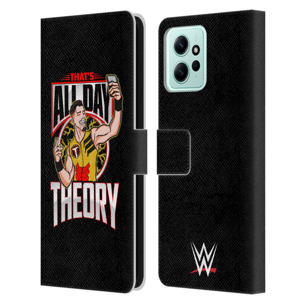 WWE Austin Theory All Day Theory Leather Book Wallet Case Cover For Xiaomi Redmi 12