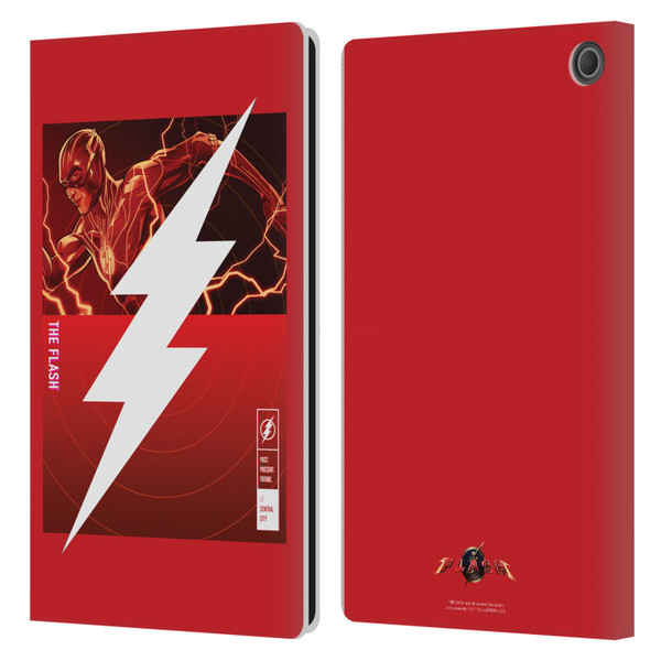 The Flash 2023 Graphics Barry Allen Logo Leather Book Wallet Case Cover For Amazon Fire Max 11 2023