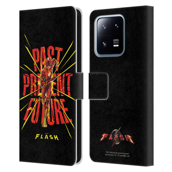 The Flash 2023 Graphics Speed Force Leather Book Wallet Case Cover For Xiaomi 13 Pro 5G