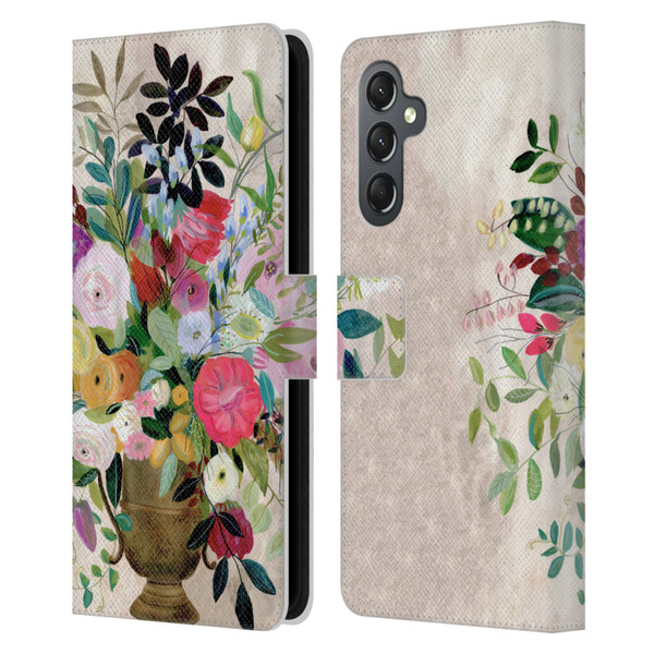 Suzanne Allard Floral Art Beauty Enthroned Leather Book Wallet Case Cover For Samsung Galaxy A25 5G