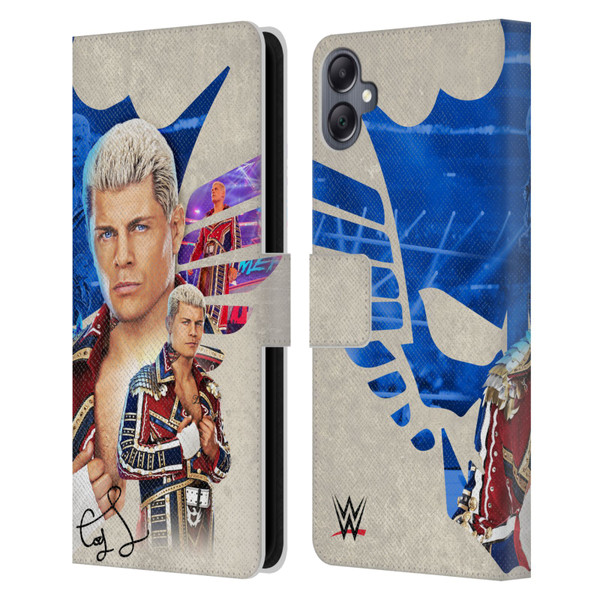 WWE Cody Rhodes Superstar Graphics Leather Book Wallet Case Cover For Samsung Galaxy A05