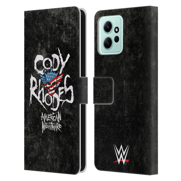 WWE Cody Rhodes Distressed Name Leather Book Wallet Case Cover For Xiaomi Redmi 12