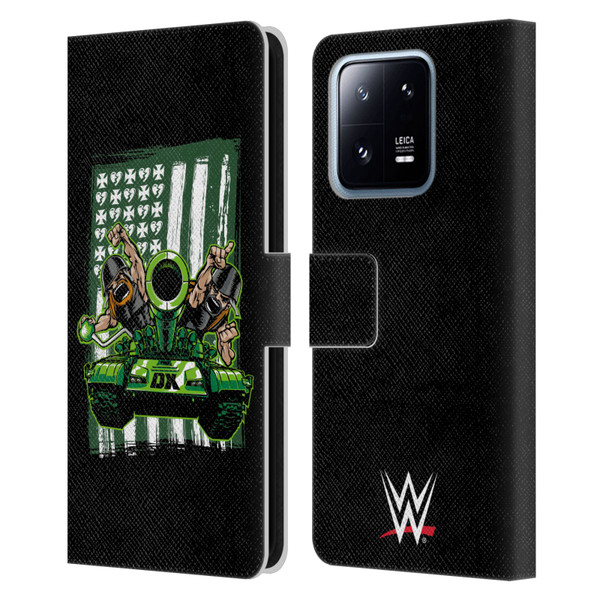 WWE D-Generation X Flag Leather Book Wallet Case Cover For Xiaomi 13 Pro 5G