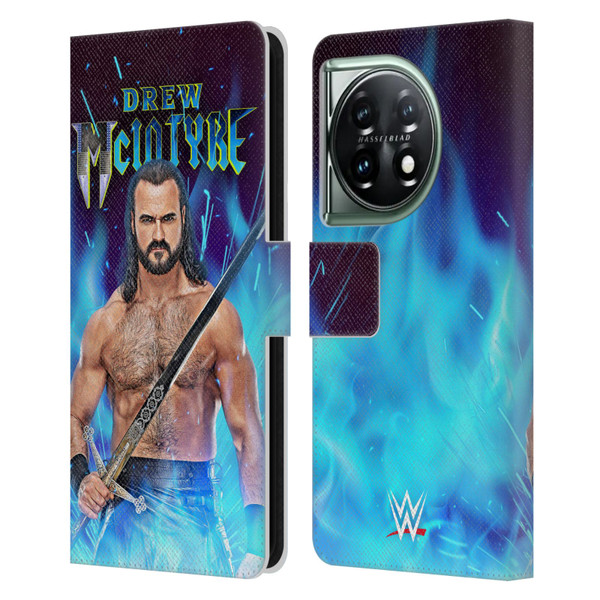 WWE Drew McIntyre Scottish Warrior Leather Book Wallet Case Cover For OnePlus 11 5G
