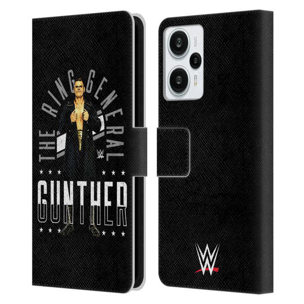 WWE Gunther Ring General Leather Book Wallet Case Cover For Xiaomi Redmi Note 12T