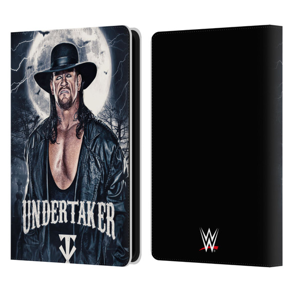 WWE The Undertaker Portrait Leather Book Wallet Case Cover For Amazon Kindle Paperwhite 5 (2021)