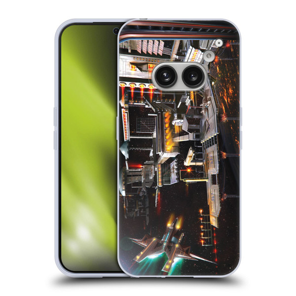 Anthony Christou Art Space Station Soft Gel Case for Nothing Phone (2a)