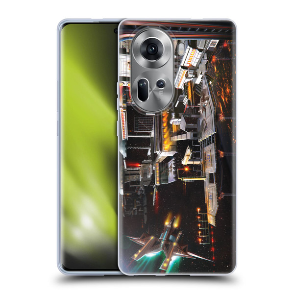Anthony Christou Art Space Station Soft Gel Case for OPPO Reno11