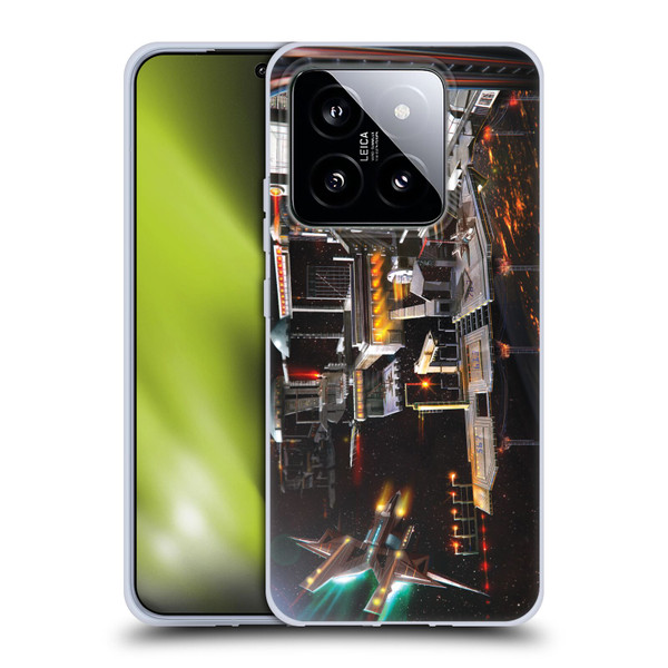 Anthony Christou Art Space Station Soft Gel Case for Xiaomi 14