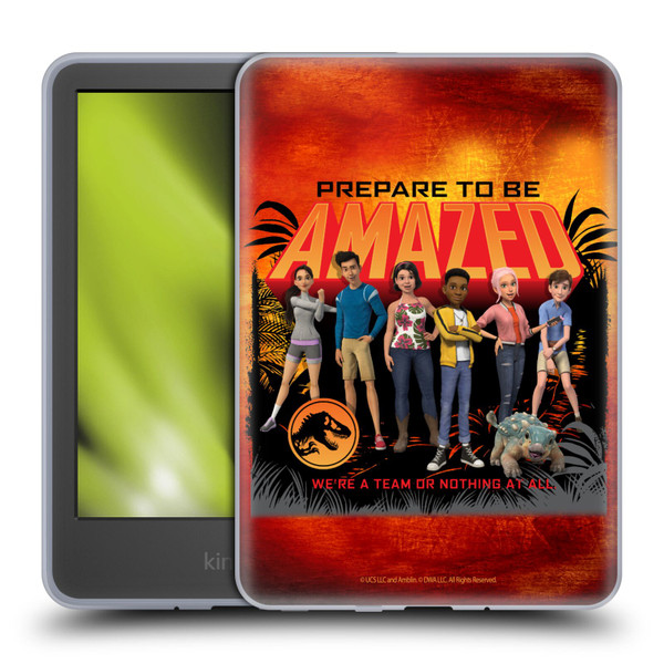 Jurassic World: Camp Cretaceous Character Art Amazed Soft Gel Case for Amazon Kindle 11th Gen 6in 2022