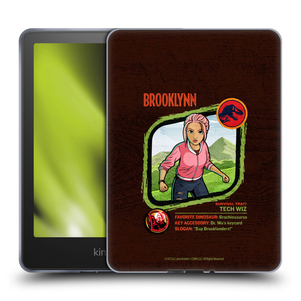 Jurassic World: Camp Cretaceous Character Art Brooklynn Soft Gel Case for Amazon Kindle Paperwhite 5 (2021)