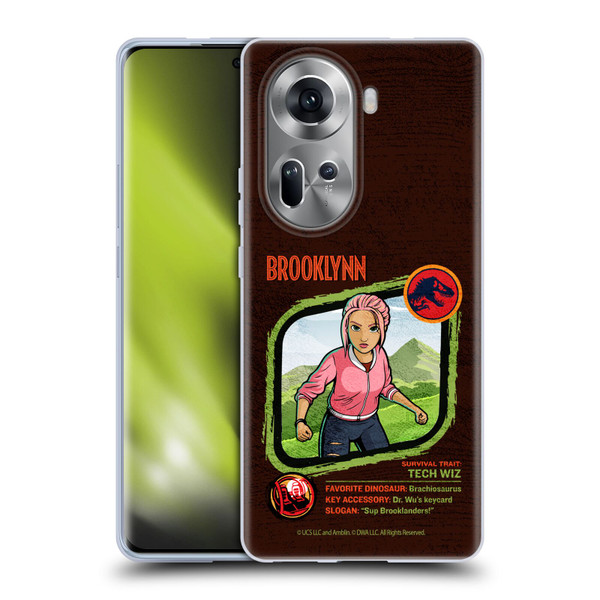 Jurassic World: Camp Cretaceous Character Art Brooklynn Soft Gel Case for OPPO Reno11