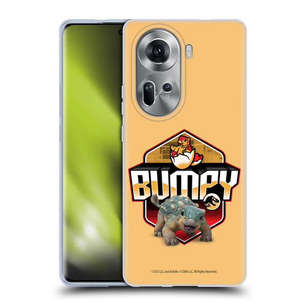 Jurassic World: Camp Cretaceous Character Art Bumpy Soft Gel Case for OPPO Reno11