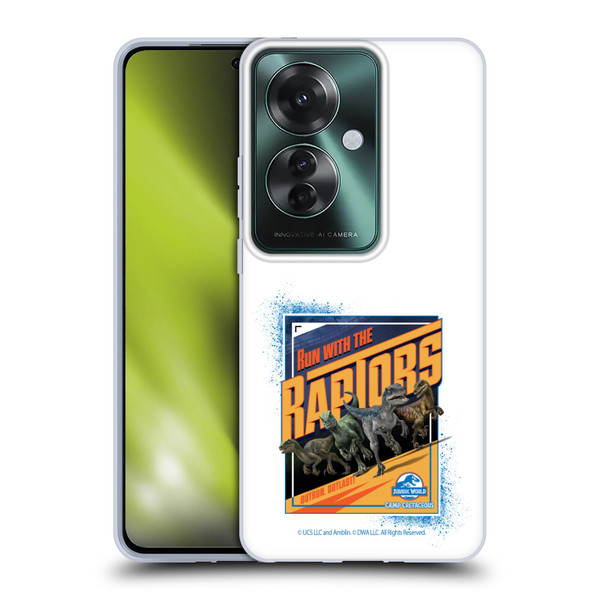 Jurassic World: Camp Cretaceous Dinosaur Graphics Run Soft Gel Case for OPPO Reno11 F 5G / F25 Pro 5G