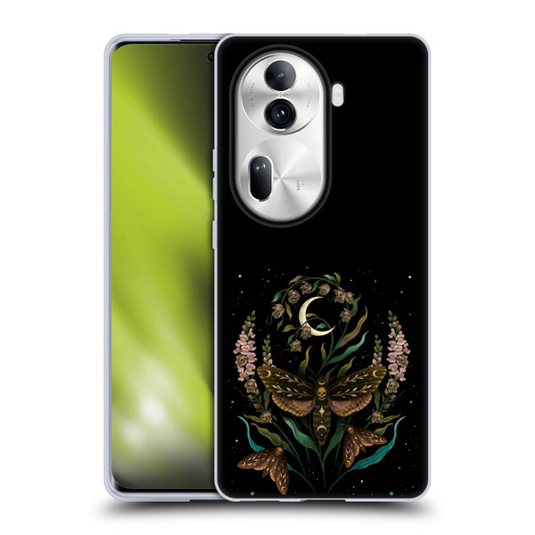 Episodic Drawing Illustration Animals Death Head Soft Gel Case for OPPO Reno11 Pro