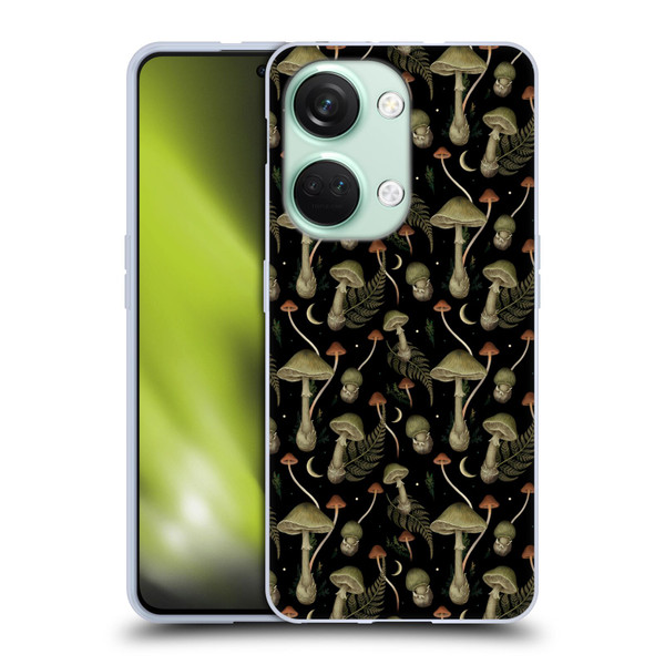 Episodic Drawing Pattern Death Cap Soft Gel Case for OnePlus Nord 3 5G