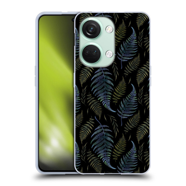 Episodic Drawing Pattern Leaves Soft Gel Case for OnePlus Nord 3 5G