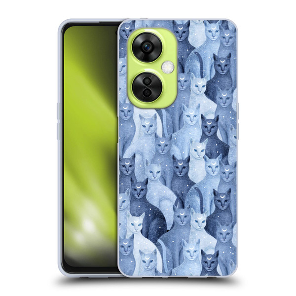 Episodic Drawing Pattern Cats Soft Gel Case for OnePlus Nord CE 3 Lite 5G