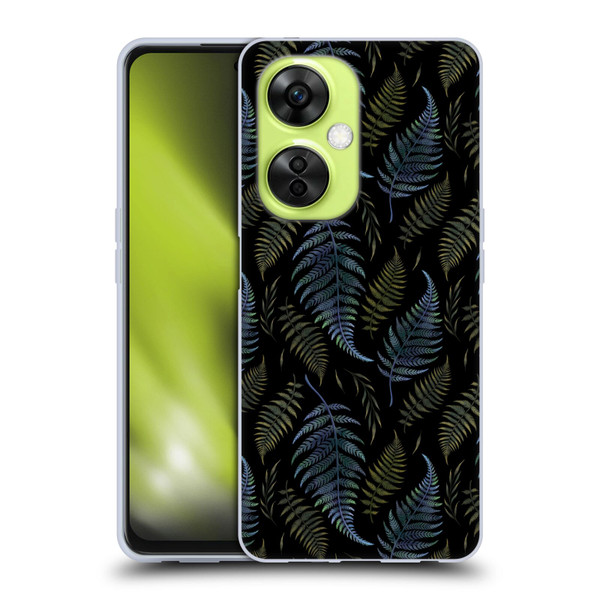 Episodic Drawing Pattern Leaves Soft Gel Case for OnePlus Nord CE 3 Lite 5G