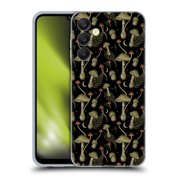 Episodic Drawing Pattern Death Cap Soft Gel Case for Samsung Galaxy A25 5G