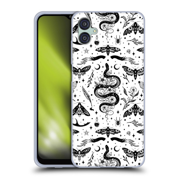 Episodic Drawing Pattern Flash Tattoo Soft Gel Case for Samsung Galaxy M04 5G / A04e