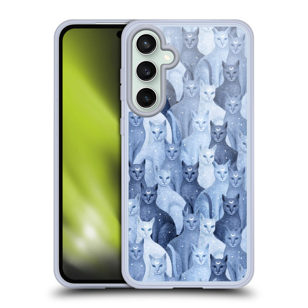 Episodic Drawing Pattern Cats Soft Gel Case for Samsung Galaxy S23 FE 5G