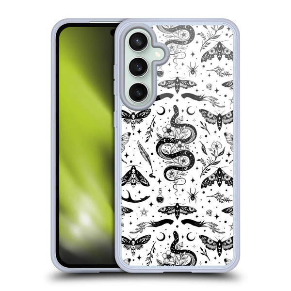 Episodic Drawing Pattern Flash Tattoo Soft Gel Case for Samsung Galaxy S23 FE 5G