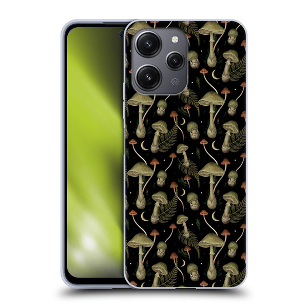 Episodic Drawing Pattern Death Cap Soft Gel Case for Xiaomi Redmi 12