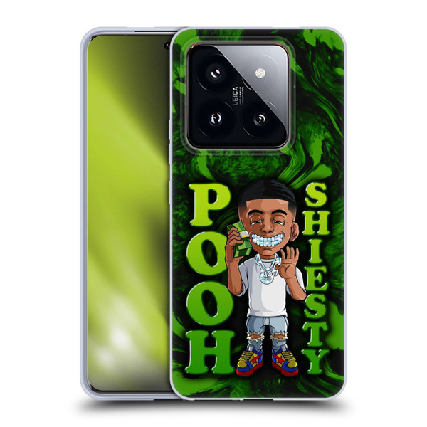 Pooh Shiesty Graphics Green Soft Gel Case for Xiaomi 14 Pro