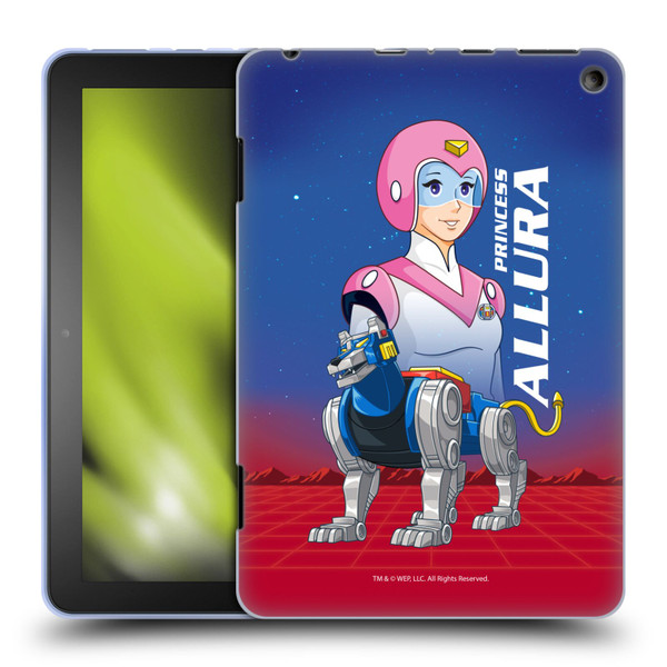 Voltron Character Art Princess Allura Soft Gel Case for Amazon Fire HD 8/Fire HD 8 Plus 2020