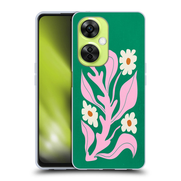 Ayeyokp Plants And Flowers Green Les Fleurs Color Soft Gel Case for OnePlus Nord CE 3 Lite 5G