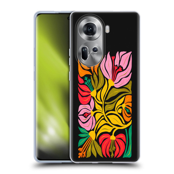 Ayeyokp Plants And Flowers Flor De Mar Flower Market Soft Gel Case for OPPO Reno11