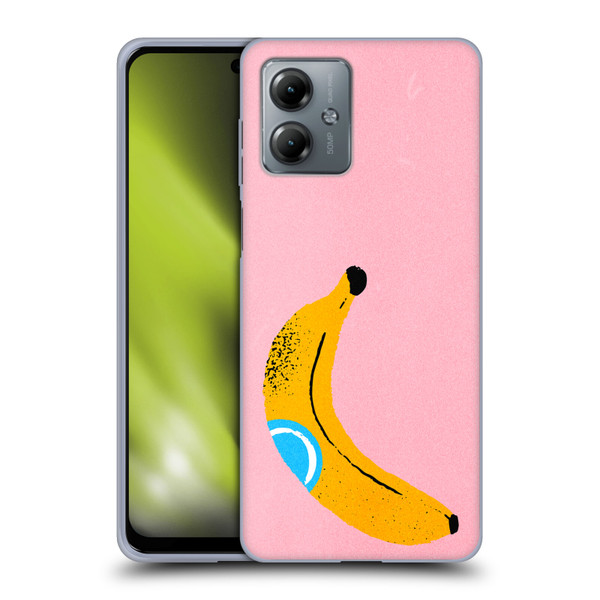 Ayeyokp Pop Banana Pop Art Soft Gel Case for Motorola Moto G14