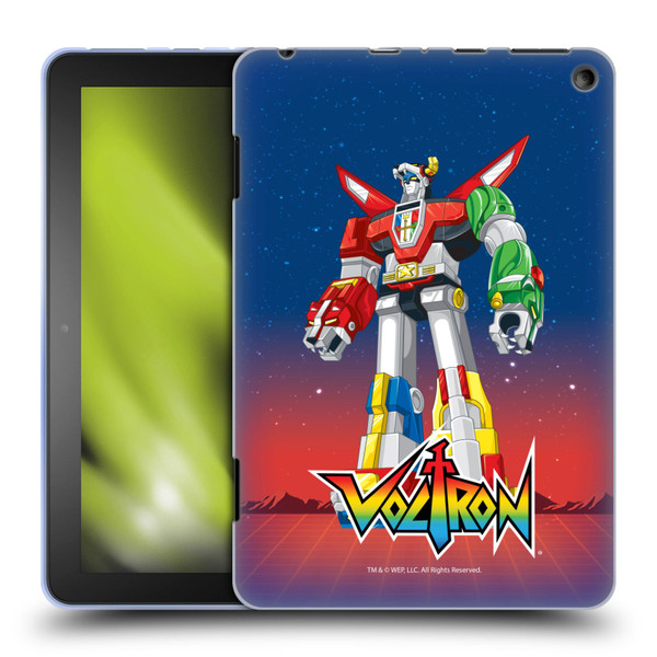 Voltron Graphics Robot Soft Gel Case for Amazon Fire HD 8/Fire HD 8 Plus 2020