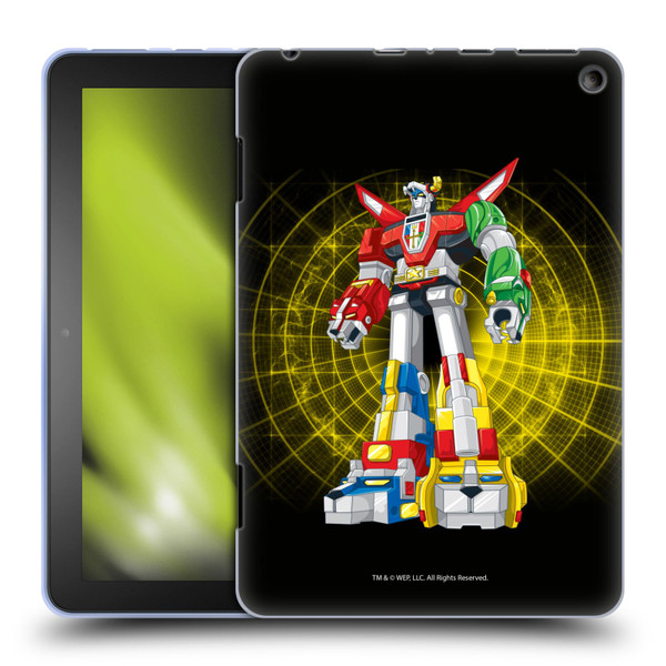 Voltron Graphics Robot Sphere Soft Gel Case for Amazon Fire HD 8/Fire HD 8 Plus 2020