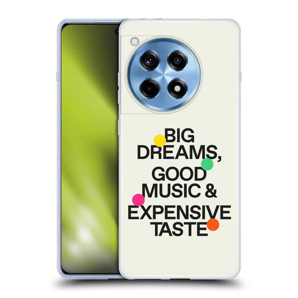 Ayeyokp Pop Big Dreams, Good Music Soft Gel Case for OnePlus 12R