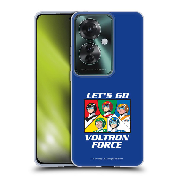 Voltron Graphics Go Voltron Force Soft Gel Case for OPPO Reno11 F 5G / F25 Pro 5G