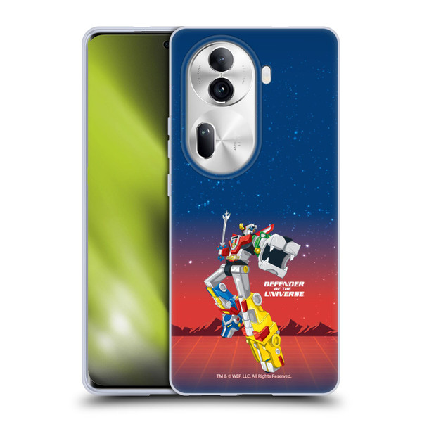 Voltron Graphics Defender Of Universe Gradient Soft Gel Case for OPPO Reno11 Pro