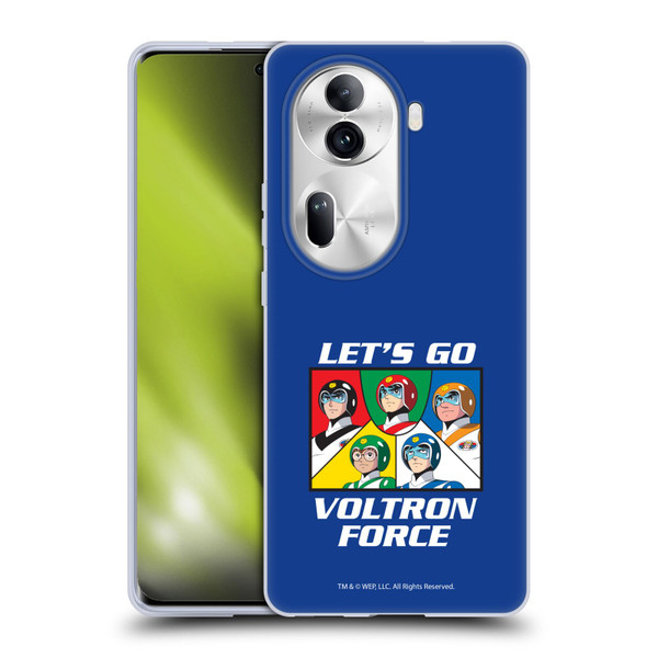 Voltron Graphics Go Voltron Force Soft Gel Case for OPPO Reno11 Pro