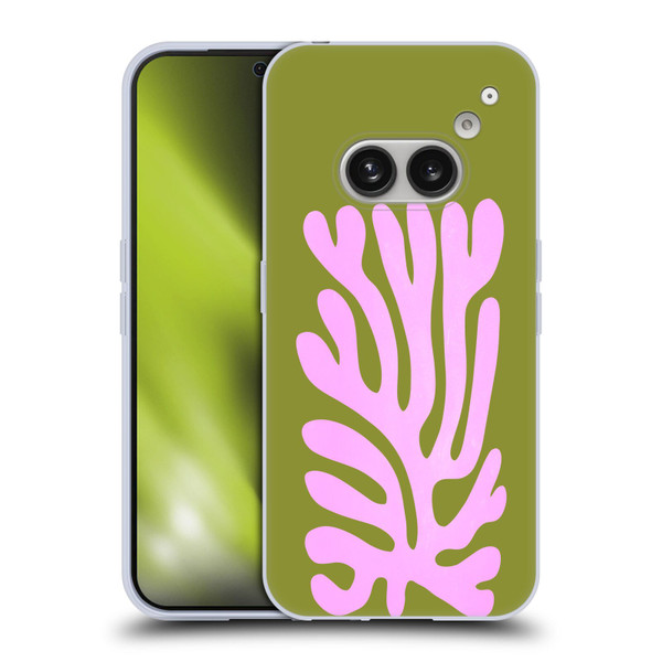 Ayeyokp Plant Pattern Abstract Soft Gel Case for Nothing Phone (2a)