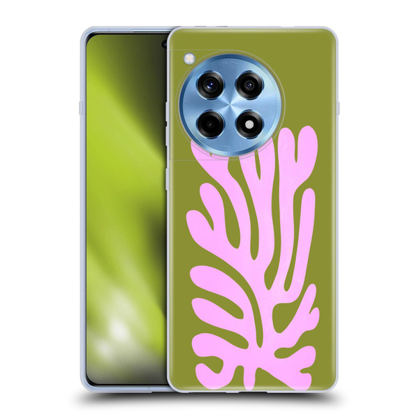 Ayeyokp Plant Pattern Abstract Soft Gel Case for OnePlus 12R