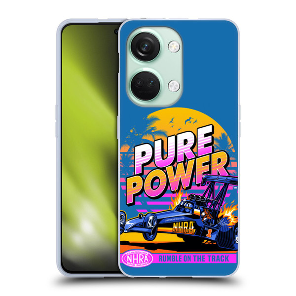 National Hot Rod Association Graphics Pure Power Soft Gel Case for OnePlus Nord 3 5G