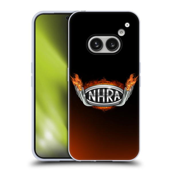 National Hot Rod Association Graphics Fire Logo Soft Gel Case for Nothing Phone (2a)