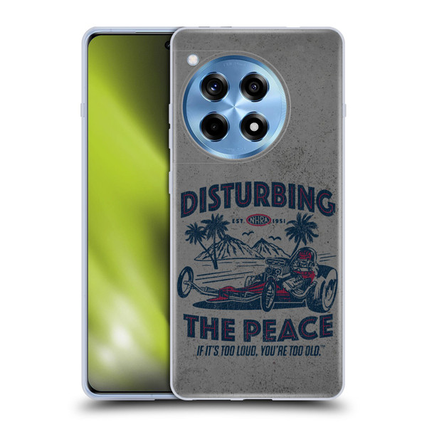 National Hot Rod Association Graphics Drag Peace Soft Gel Case for OnePlus 12R