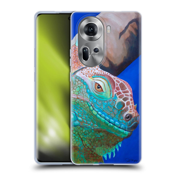 Jody Wright Animals Iguana Attitude Soft Gel Case for OPPO Reno11