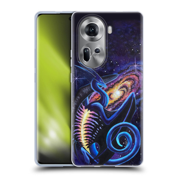 Carla Morrow Dragons Galactic Entrancement Soft Gel Case for OPPO Reno11